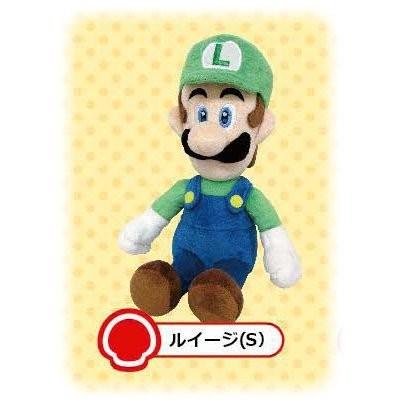 スーパーマリオ ぬいぐるみ ルイージ Sサイズ グッズ 誕生日プレゼント