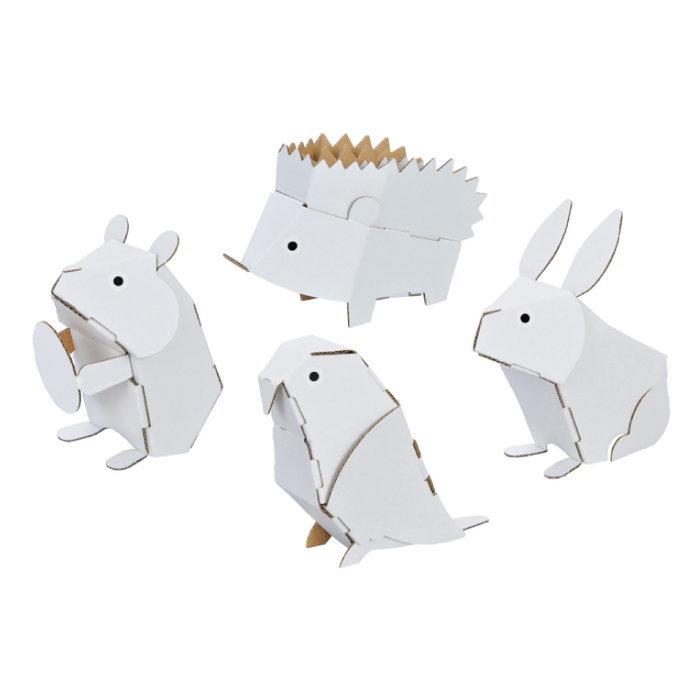 21新入荷 ねずみ ハコモ Hacomo ペーパークラフト キット 工作キット 小学生 工作 手作りキット 子供 知育 おもちゃ プチギフト 誕生日プレゼント 男の子 女の子 誕生日 プレゼント ハンドメイド 知育玩具 知育おもちゃ 図工 親子 おうち時間 手作り Qdtek Vn