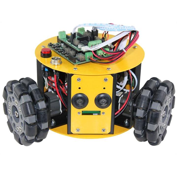 3WD100mmオムニホイールミニモバイルロボット (10016) [台車ロボット・研究開発]