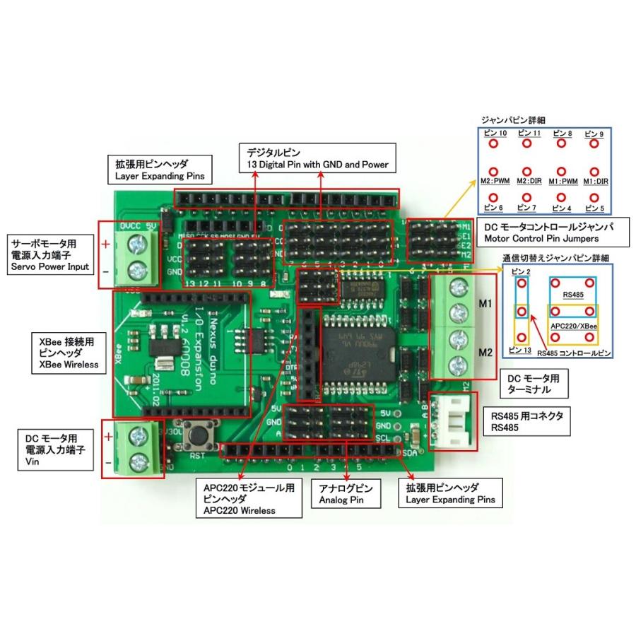 Arduino 328互換コントローラ用 Io拡張ボード 206 ロボットショップ Yahoo 店 通販 Yahoo ショッピング