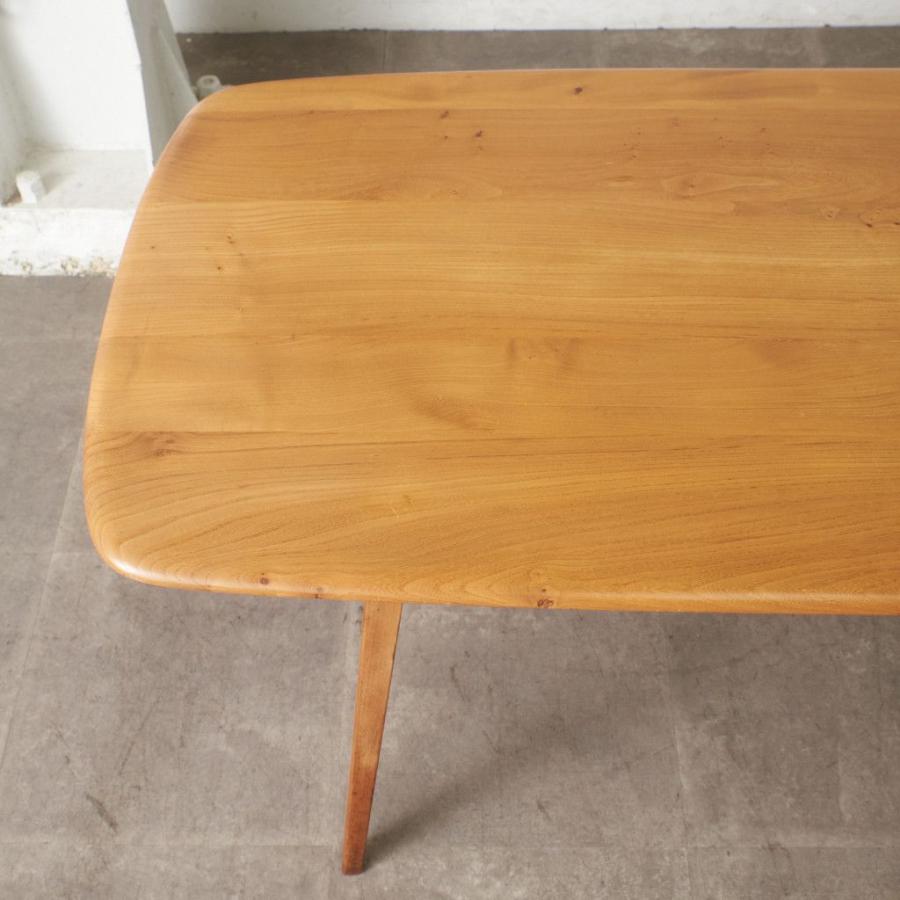 レア Ercol プランクテーブル エルム アーコール ダイニングテーブル 英国 ヴィンテージ 木製 シンプル ナチュラル ビンテージ 100333