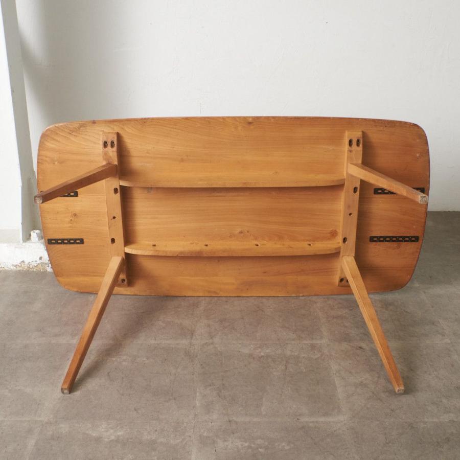レア Ercol プランクテーブル エルム アーコール ダイニングテーブル 英国 ヴィンテージ 木製 シンプル ナチュラル ビンテージ 100333