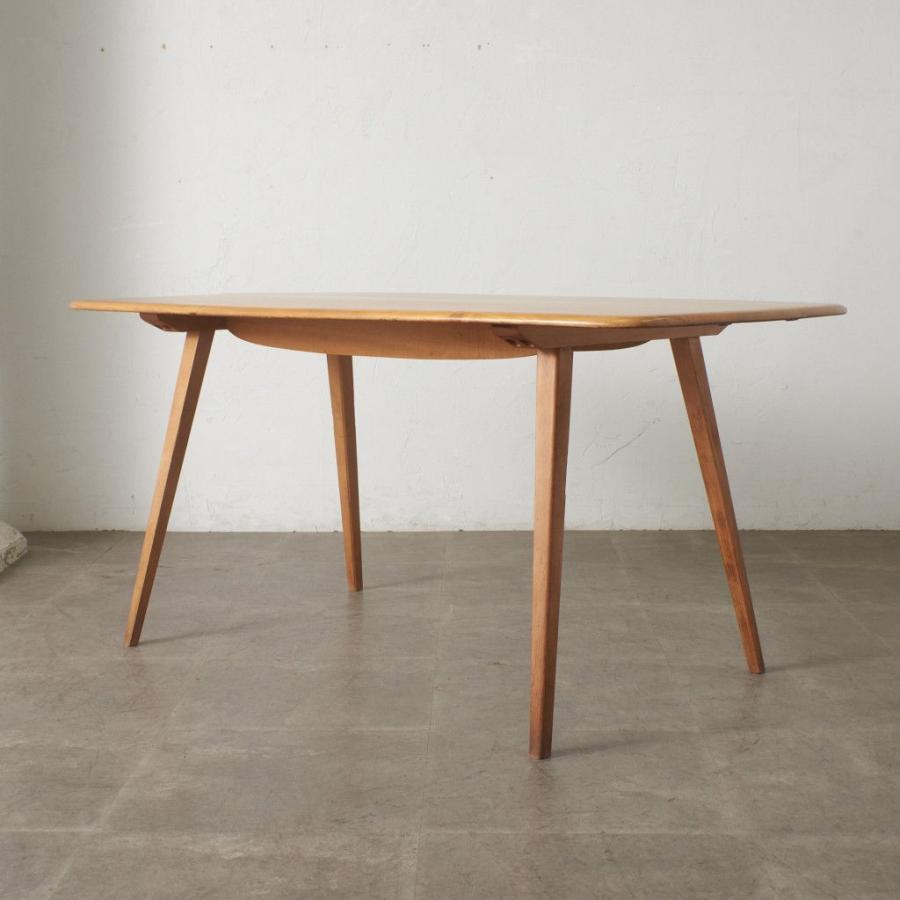 レア Ercol プランクテーブル エルム アーコール ダイニングテーブル 英国 ヴィンテージ 木製 シンプル ナチュラル ビンテージ 100333