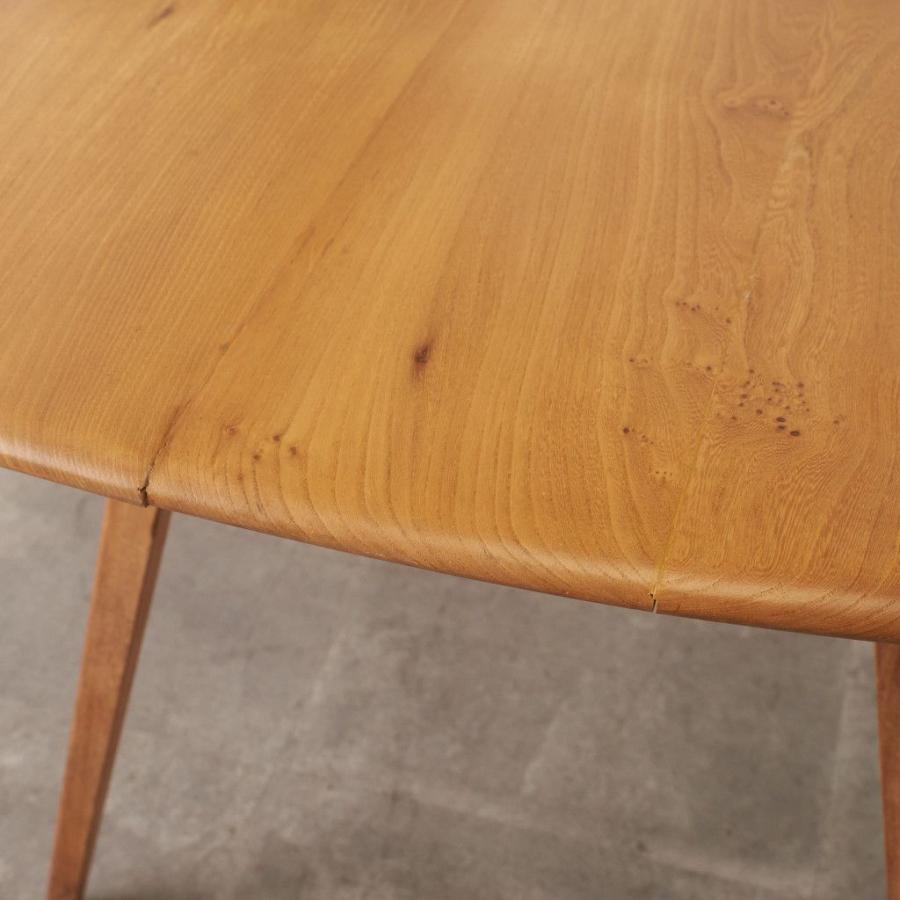 レア Ercol プランクテーブル エルム アーコール ダイニングテーブル 英国 ヴィンテージ 木製 シンプル ナチュラル ビンテージ 100333