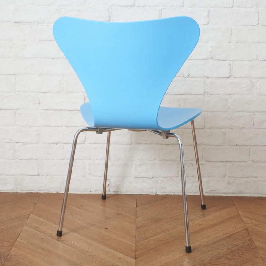 正規品 Fritz Hansen セブンチェア カラードアッシュ 水色 名作 椅子 イス 北欧 デンマーク アルネヤコブセン フリッツハンセン 100516_3