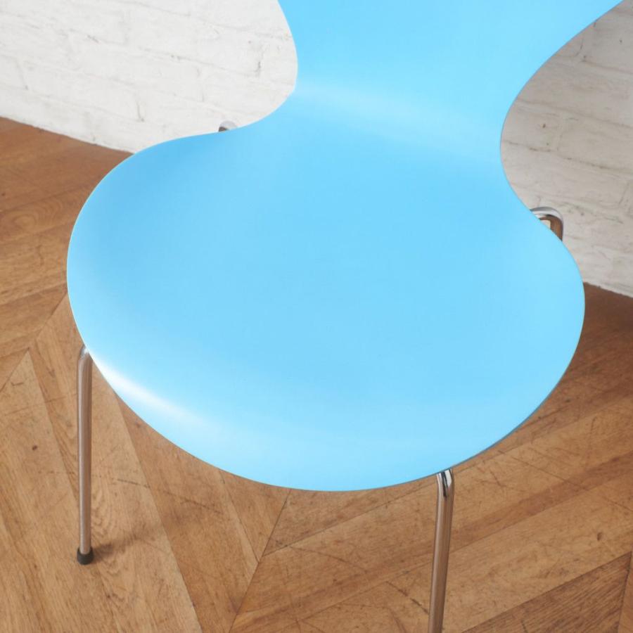 正規品 Fritz Hansen セブンチェア カラードアッシュ 水色 名作 椅子 イス 北欧 デンマーク アルネヤコブセン フリッツハンセン 100516_7