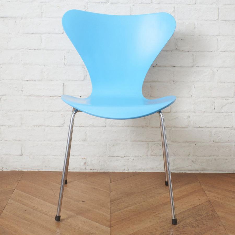 正規品 Fritz Hansen セブンチェア カラードアッシュ 水色 名作 椅子 イス 北欧 デンマーク アルネヤコブセン フリッツハンセン 100516_8