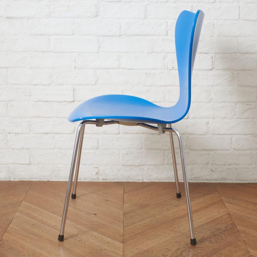 正規品 Fritz Hansen セブンチェア カラードアッシュ ブルー 名作 椅子 北欧 デンマーク アルネヤコブセン フリッツハンセン 100520_2