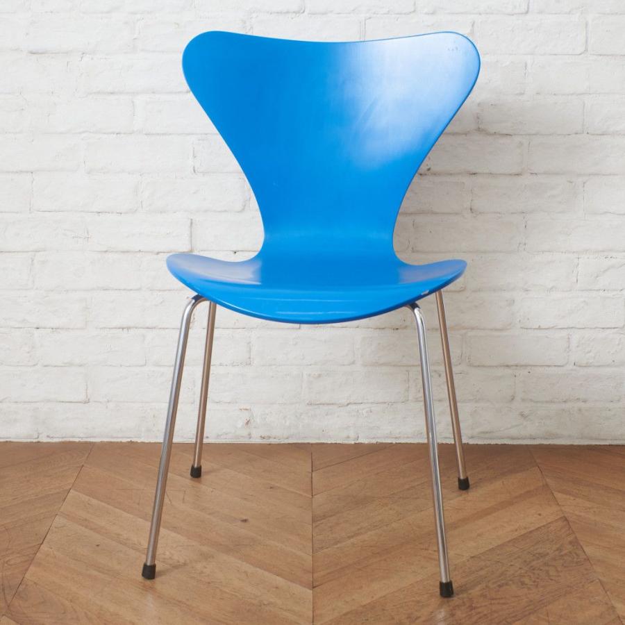 正規品 Fritz Hansen セブンチェア カラードアッシュ ブルー 名作 椅子 北欧 デンマーク アルネヤコブセン フリッツハンセン 100520_5