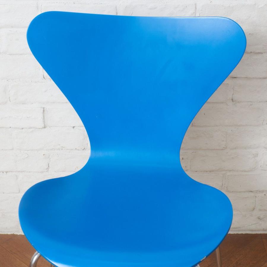 正規品 Fritz Hansen セブンチェア カラードアッシュ ブルー 名作 椅子 北欧 デンマーク アルネヤコブセン フリッツハンセン 100520_6