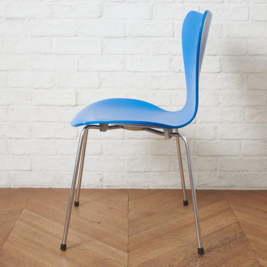 正規品 Fritz Hansen セブンチェア カラードアッシュ ブルー 名作 椅子 北欧 デンマーク アルネヤコブセン フリッツハンセン 100520_9