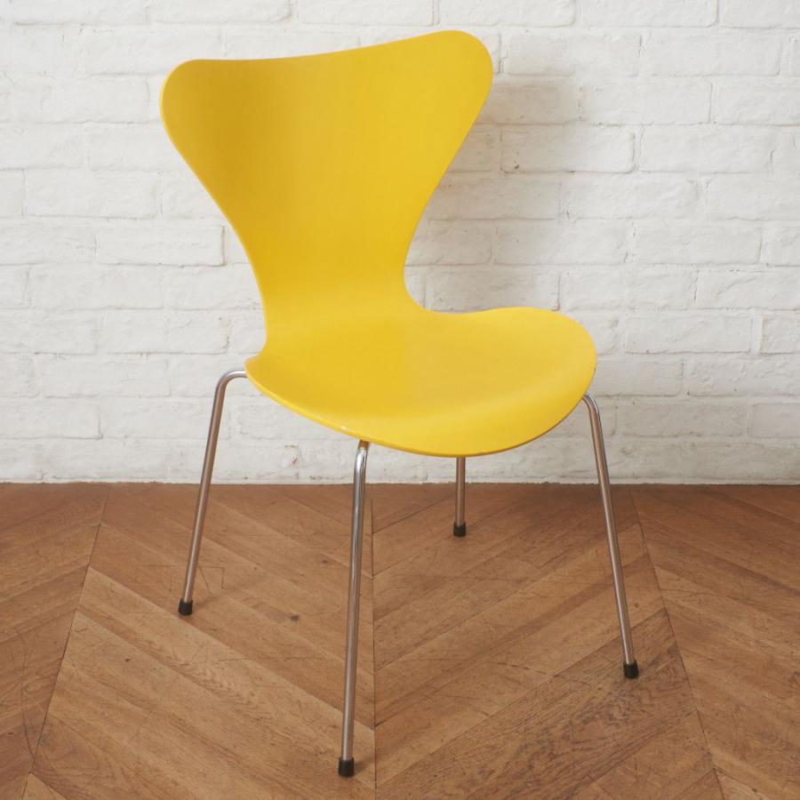 正規品 Fritz Hansen セブンチェア カラードアッシュ イエロー 名作 椅子 北欧 デンマーク アルネヤコブセン フリッツハンセン 100529_11