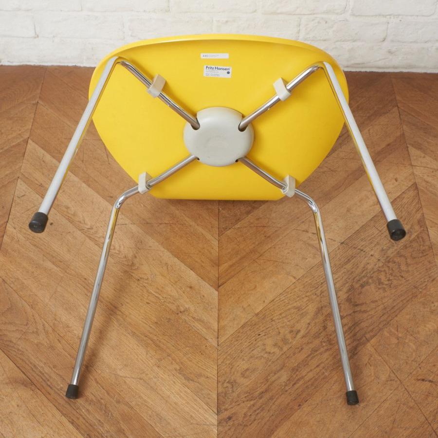 正規品 Fritz Hansen セブンチェア カラードアッシュ イエロー 名作 椅子 北欧 デンマーク アルネヤコブセン フリッツハンセン 100529_13