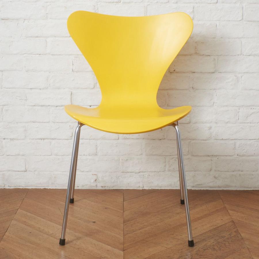 正規品 Fritz Hansen セブンチェア カラードアッシュ イエロー 名作 椅子 北欧 デンマーク アルネヤコブセン フリッツハンセン 100529_8