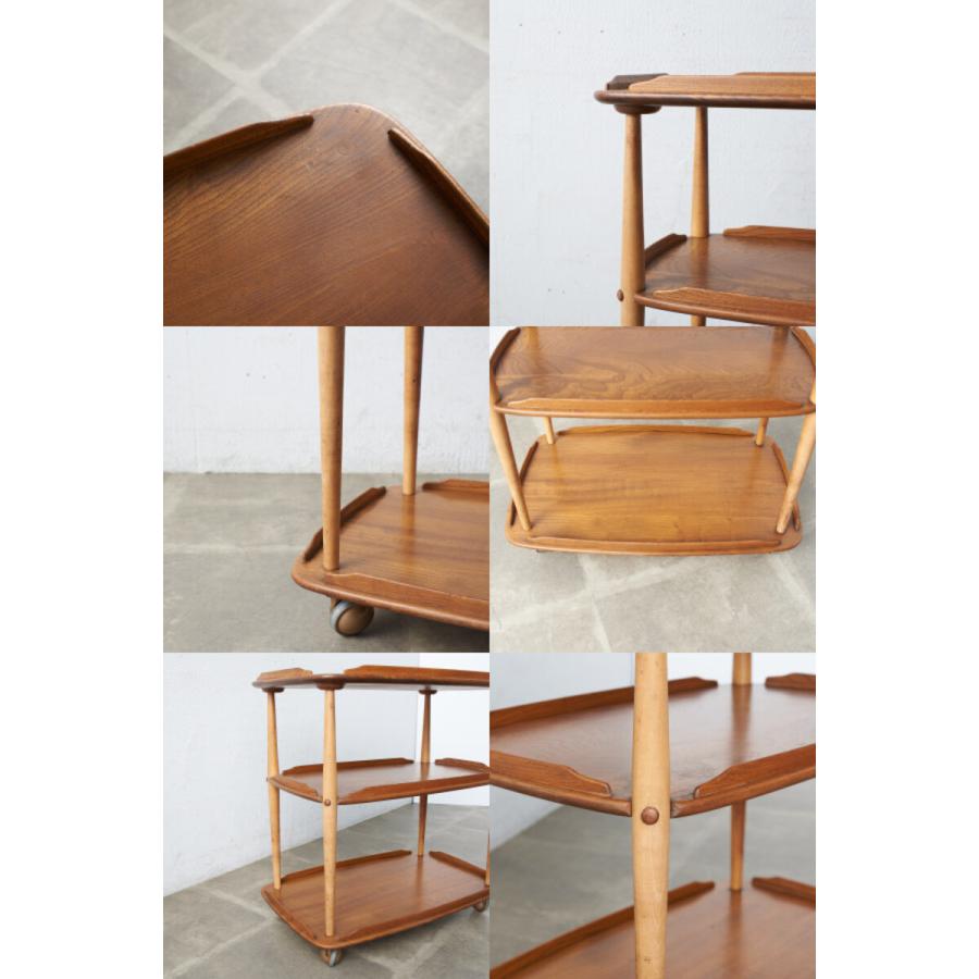 セール開催中】ERCOL アーコール キッチン ワゴン ナチュラル