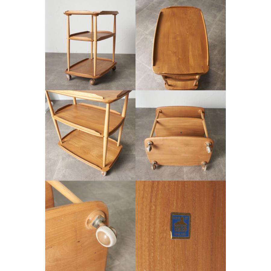 セール開催中】ERCOL アーコール キッチン ワゴン ナチュラル