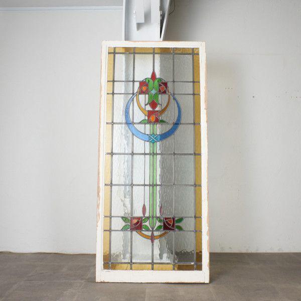Stained Glass antique 建具【地球儀】