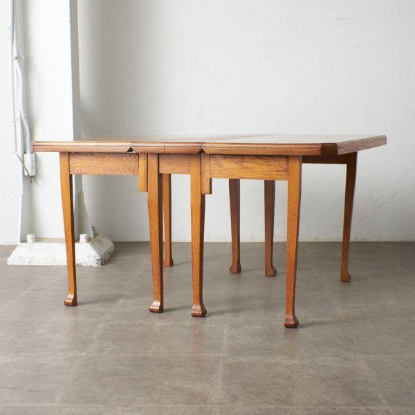 IZ71374N☆イギリス ヴィンテージ ドロップリーフ テーブル オーク