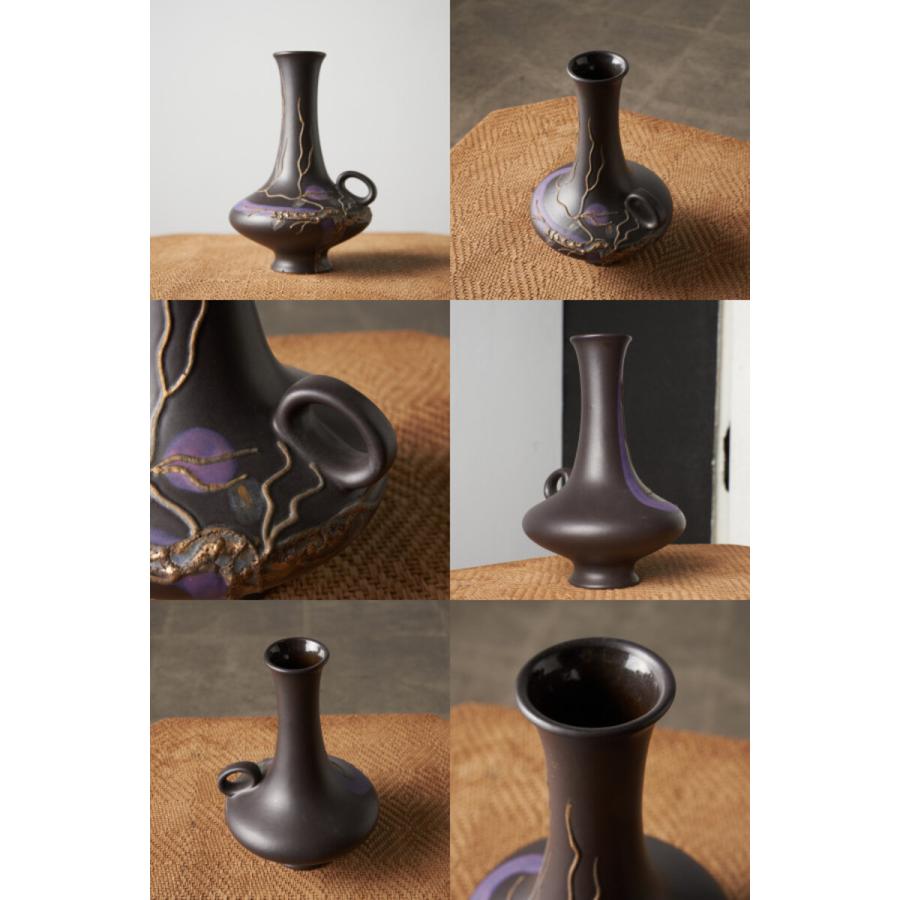 IZ71621F☆西ドイツ German Art Pottery ヴィンテージ フラワー