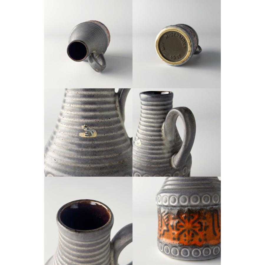 IZ75468J☆西ドイツ Fat lava ヴィンテージ フラワーベース 花器 陶器