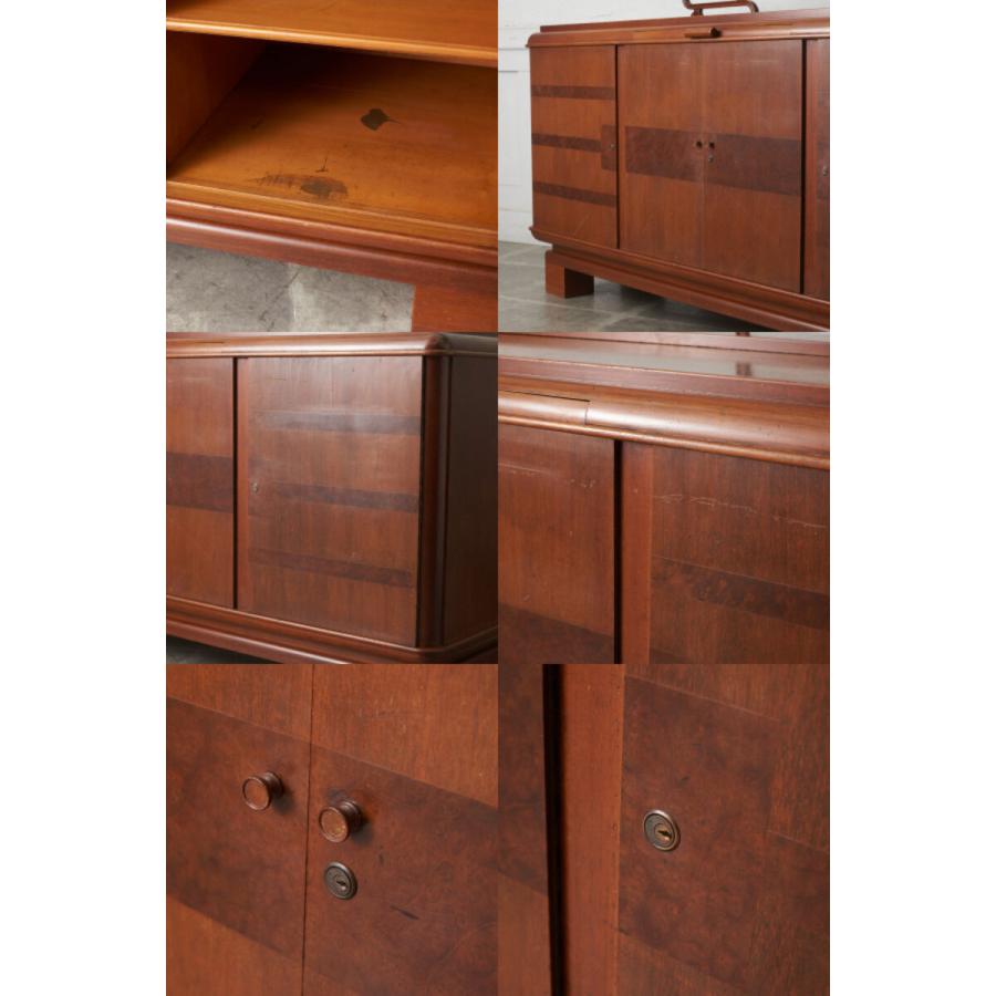 IZ80078F☆大正 昭和初期 サイドボード チーク アールデコ