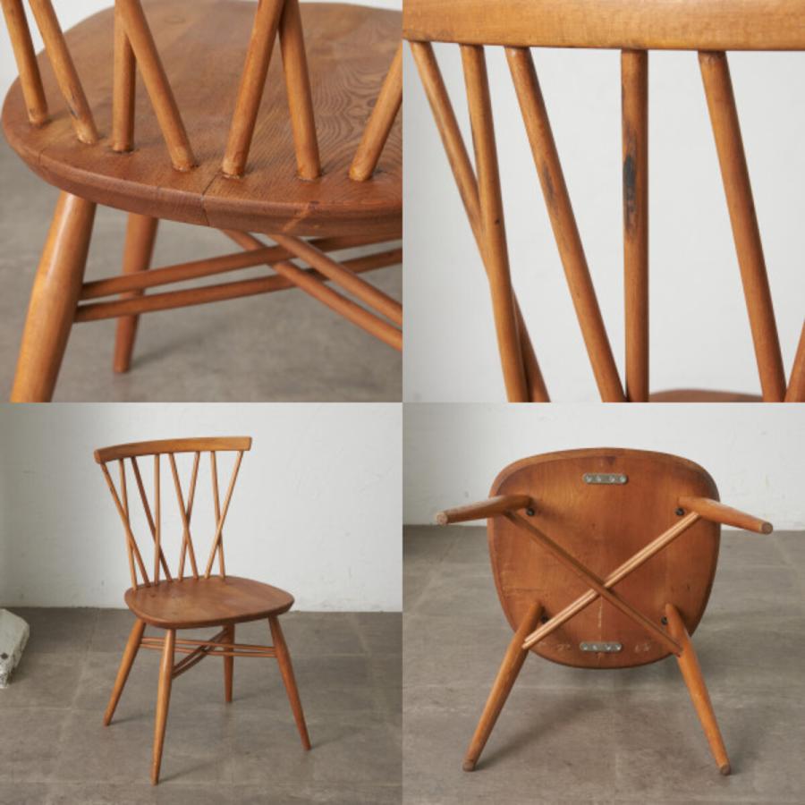 IZ80671F☆レア ercol ラティスドチェア アーコール 英国 ヴィンテージ 