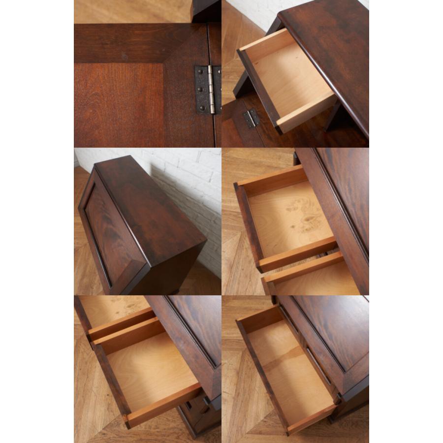 松本民芸家具 A型 文机 ライティングデスク ビューロー ミズメザクラ