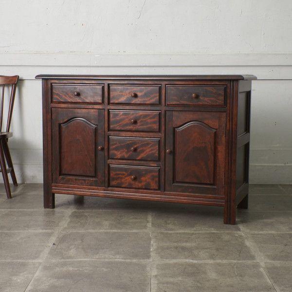 松本民芸家具 水目桜 無垢材 ミズメザクラ G型 ドレッサー サイドボード 松本民芸家具 水目桜 無垢材 ミズメザクラ G型 ドレッサー