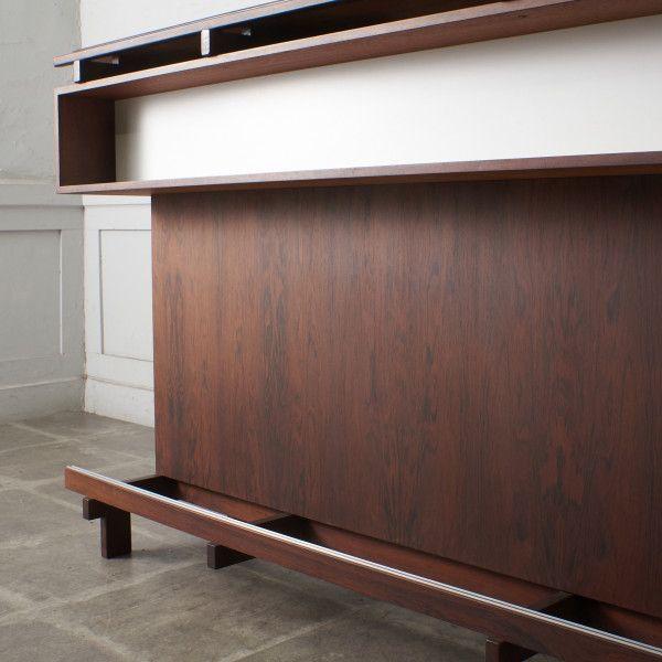 IZ82482F☆レア デンマーク Dyrlund バー カウンター ローズウッド