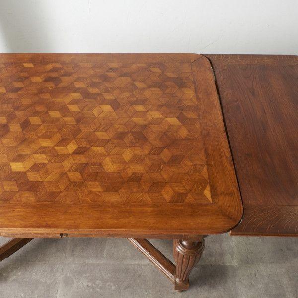 IZ85741F☆英国 アンティーク ドローリーフテーブル 伸長 オーク 木製