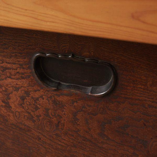 IZ90470N☆欅 関東長火鉢 囲炉裏 引出し 民芸 茶道具 火道具 古民家 座