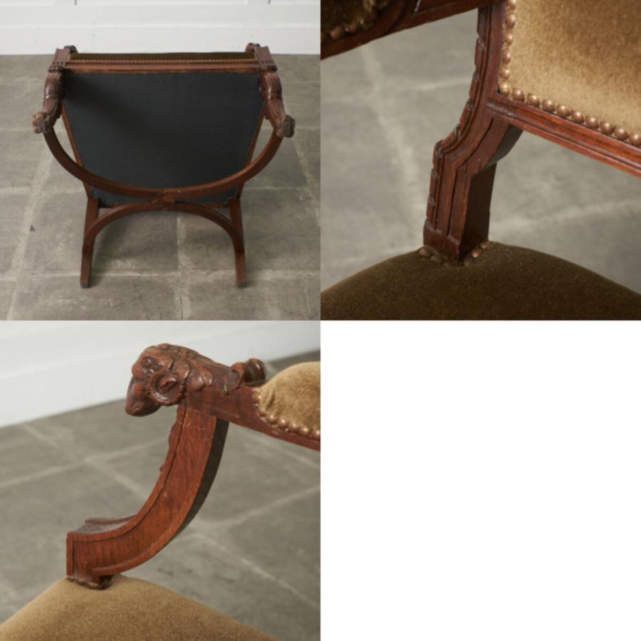 IZ90728N☆西洋 アンティーク アームチェア 木彫刻 ダイニングチェア