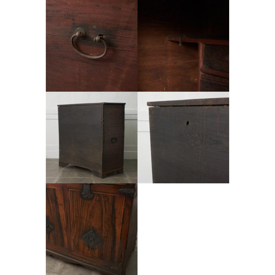 IZ91437F☆李朝家具 飾り棚 キャビネット 李朝棚 時代箪笥 天然木 収納