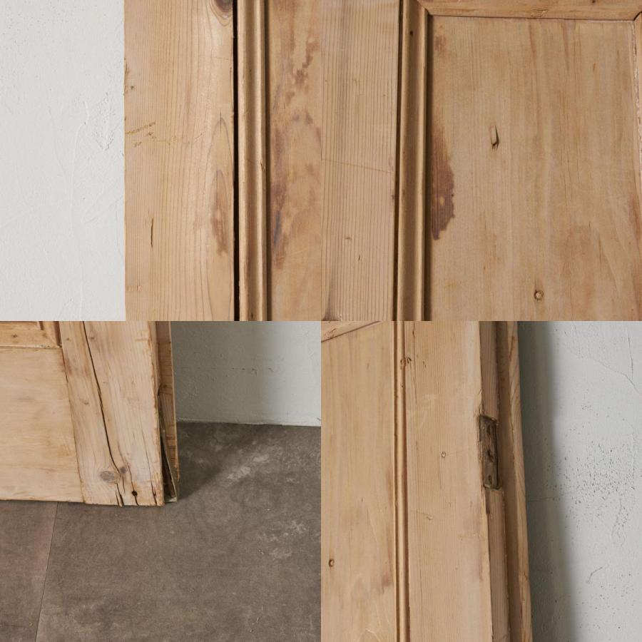 英国 アンティーク ウッドドア 古木 無垢材 パイン 木製 建材 建具 扉 ブロカント DIY ショップ ディスプレイ リノベーション 66665の画像