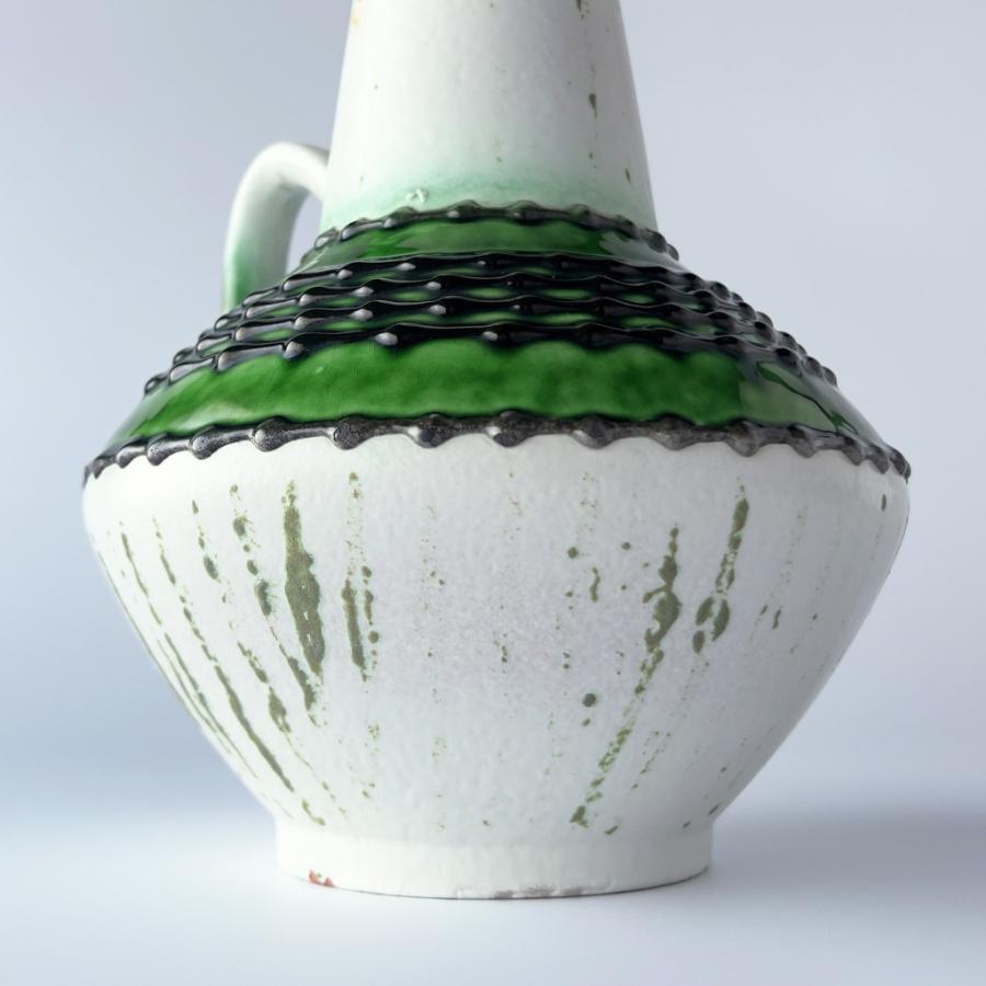 西ドイツ Fat lava ヴィンテージ フラワーベース 花器 陶器 花瓶 ディスプレイ オブジェ ファット ラヴァ ビンテージ モダン 75462_8