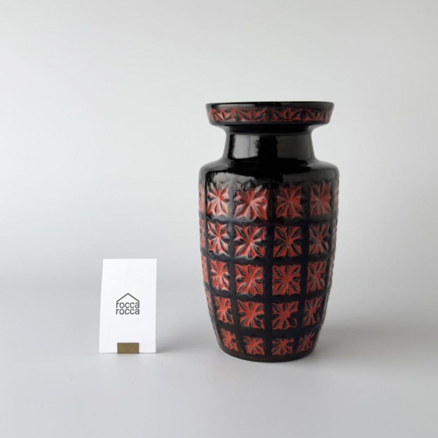 西ドイツ Fat lava ヴィンテージ scheurich シューリッヒ フラワーベース 花器 陶器 花瓶 オブジェ ファット ラヴァ モダン 76780_11