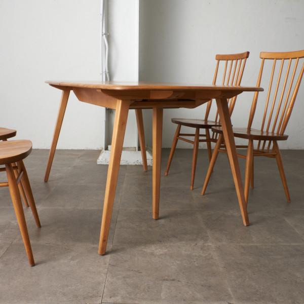 【！送料別！】 超レア アーコール grand windsor エクステンションテーブル Ercol 英国 ヴィンテージ 木製 エルム 拡張 ダイニングテーブル 77151 超レア アーコール grand windsor エクステンションテーブル Ercol