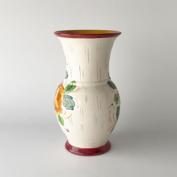 伊 ヴィンテージ フラワーベース 陶器 花器 花瓶 水差し マヨリカ焼き オブジェ 一輪挿し イタリア ビンテージ モダン アート 77224_1