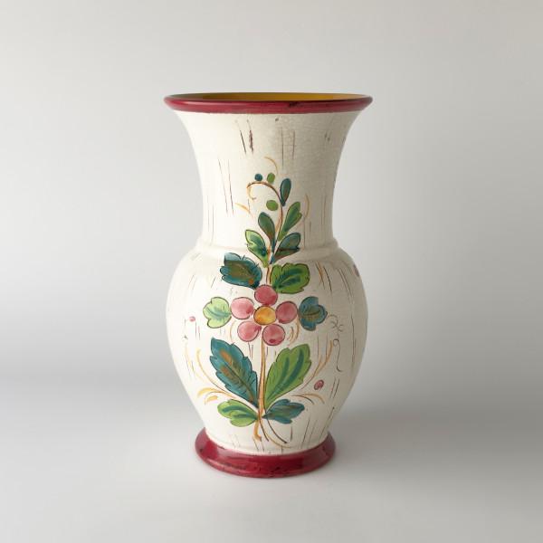 伊 ヴィンテージ フラワーベース 陶器 花器 花瓶 水差し マヨリカ焼き オブジェ 一輪挿し イタリア ビンテージ モダン アート 77224_2