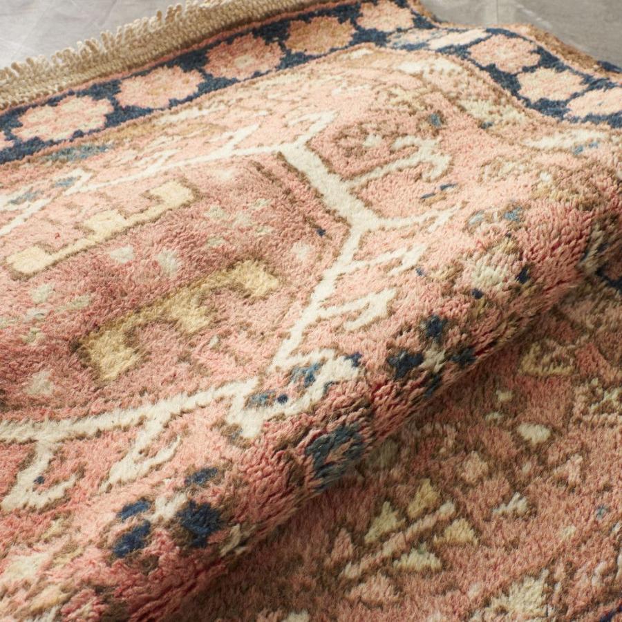 イラン産 ウール 絨毯 ラグ 手織り W1330x965 敷物 マット カーペット 