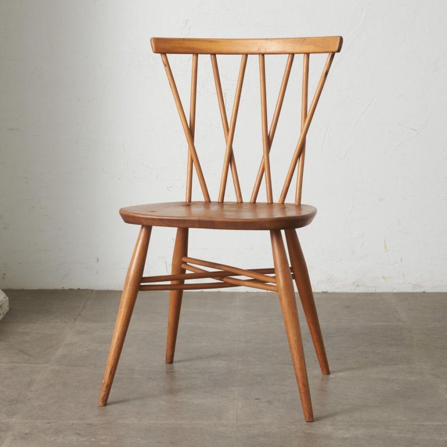 レア ercol ラティスドチェア アーコール 英国 ヴィンテージ クロスバックチェア エックスバックチェア ダイニングチェア 椅子 80671_5