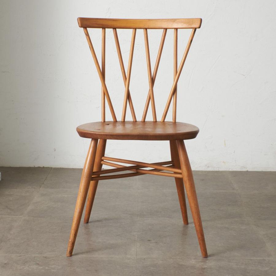 レア ercol ラティスドチェア アーコール 英国 ヴィンテージ クロスバックチェア エックスバックチェア ダイニングチェア 椅子 80671_8