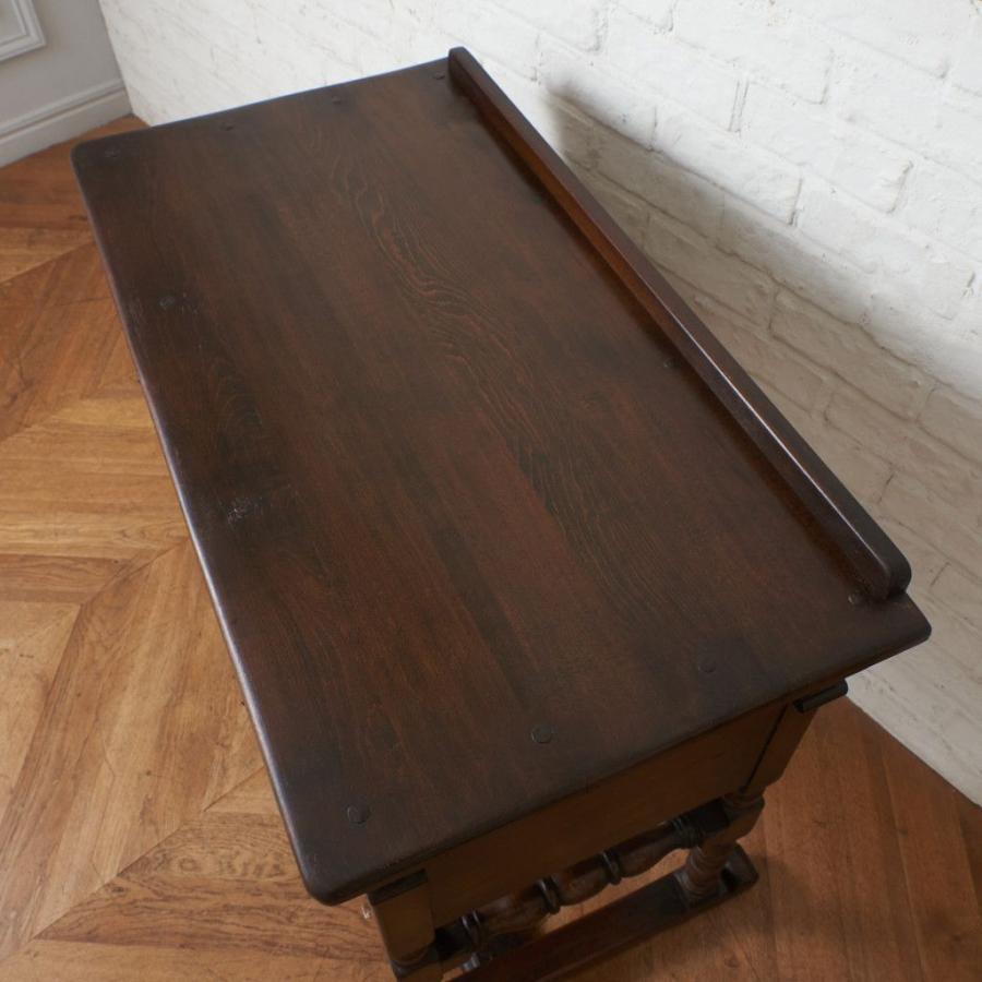【！送料別！】 レア ERCOL オールドコロニアル コンソール テーブル 英国 アーコール 無垢材 エルム 木製 デスク サイドボード 飾り台 イギリス 83440 アーコール ERCOL オールドコロニアル ドロップリーフテーブル #98702