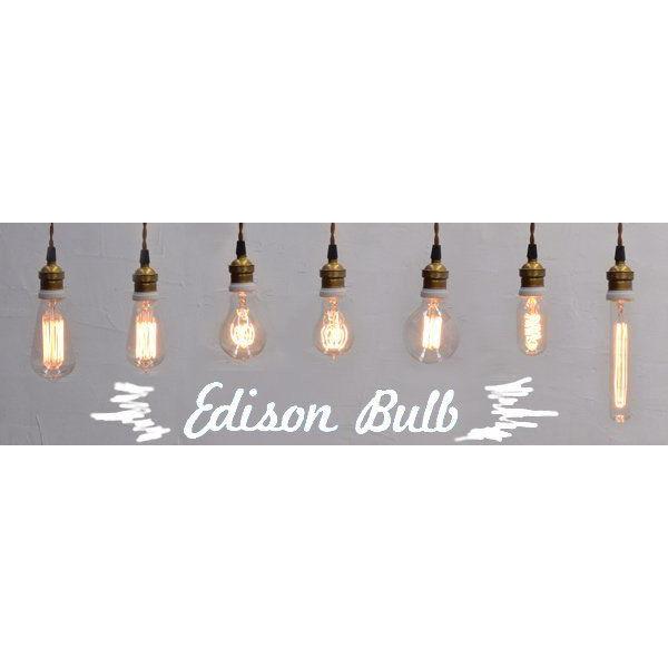 IZ46509S★Edison Bulb “Globe” M 40W E26 照明 電球 ペンダントライト ランプ レトロ カフェ 裸電球 フィラメント エジソンランプ｜rocca-clann｜04