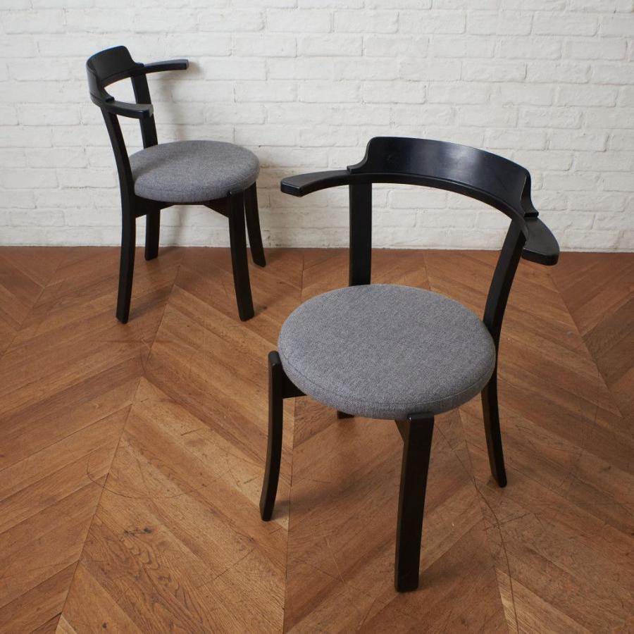 【！送料別！】 張替済 2脚セット インテリアセンター RUNTOM チェア ルントオム カンディハウス ダイニングチェア 椅子 モダン 北海道 旭川家具 86137 張替済 2脚セット インテリアセンター RUNTOM チェア ルントオム
