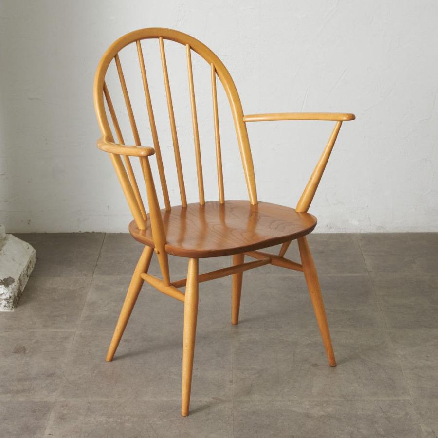 ercol フープバック アームチェア アーコール 英国 ヴィンテージ 椅子 エルム ウィンザーチェア ダイニングチェア ビンテージ 88152_13