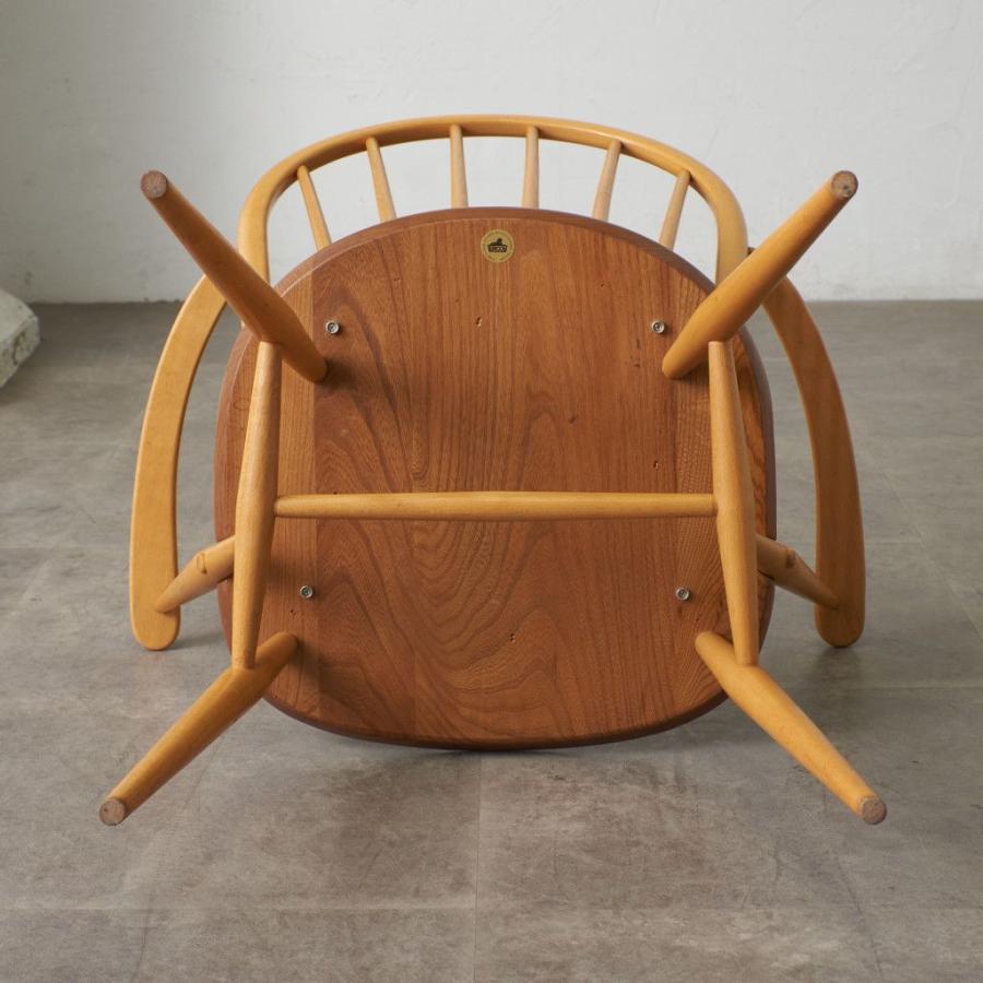 ercol フープバック アームチェア アーコール 英国 ヴィンテージ 椅子 エルム ウィンザーチェア ダイニングチェア ビンテージ 88152_17