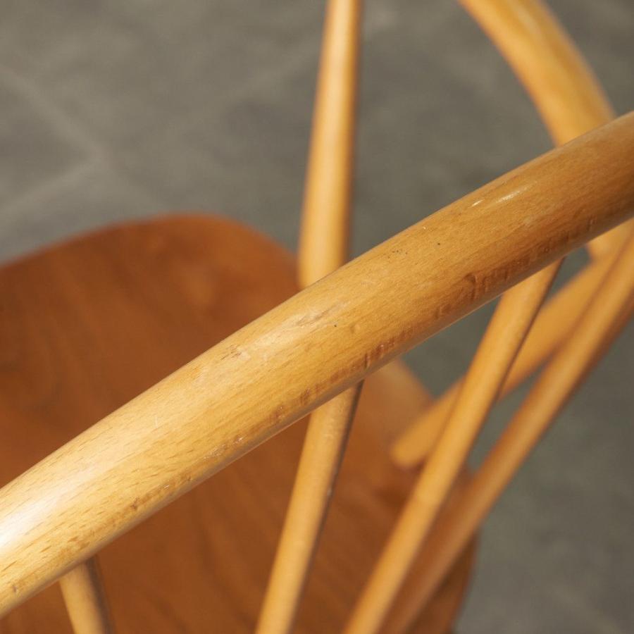 ercol フープバック アームチェア アーコール 英国 ヴィンテージ 椅子 エルム ウィンザーチェア ダイニングチェア ビンテージ 88152_19
