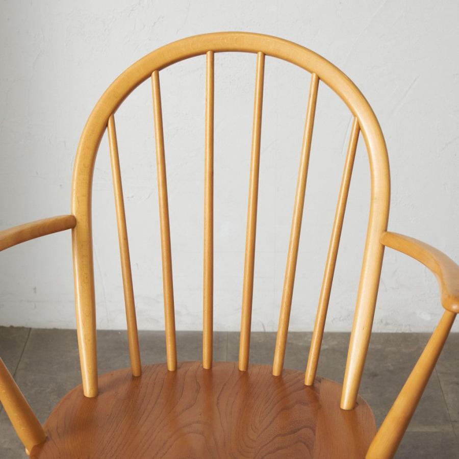 ercol フープバック アームチェア アーコール 英国 ヴィンテージ 椅子 エルム ウィンザーチェア ダイニングチェア ビンテージ 88152_1