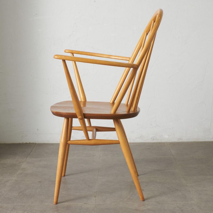 ercol フープバック アームチェア アーコール 英国 ヴィンテージ 椅子 エルム ウィンザーチェア ダイニングチェア ビンテージ 88152_2